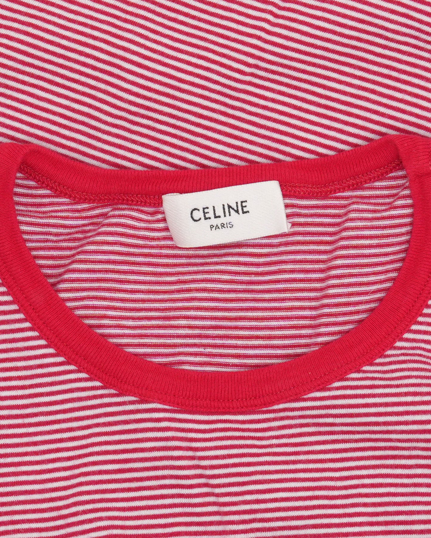 Chainstitch Logo Striped T-Shirt