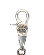 Silver Dice Keychain Clip