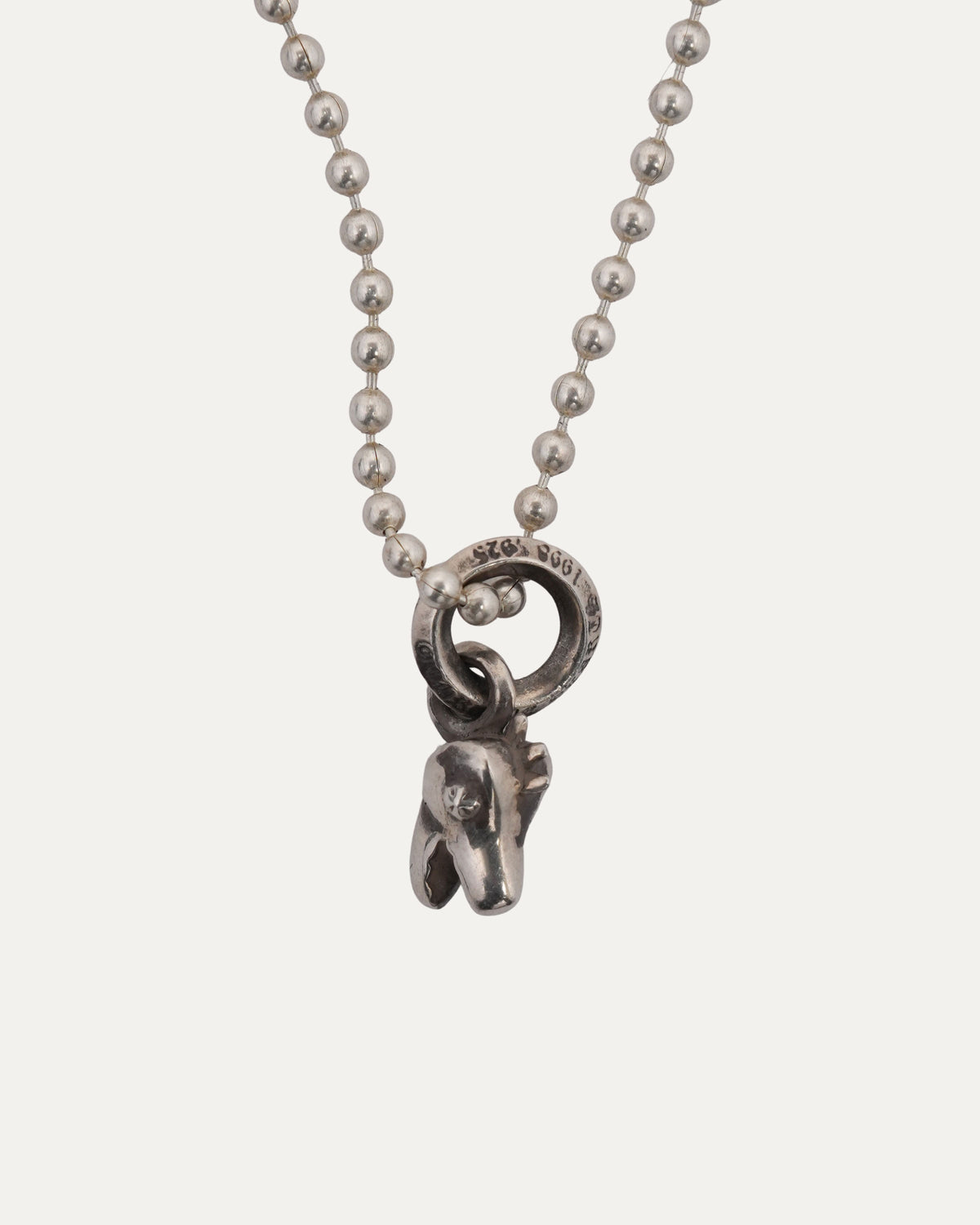 Small Dinosaur Pendant w/ Ball Chain
