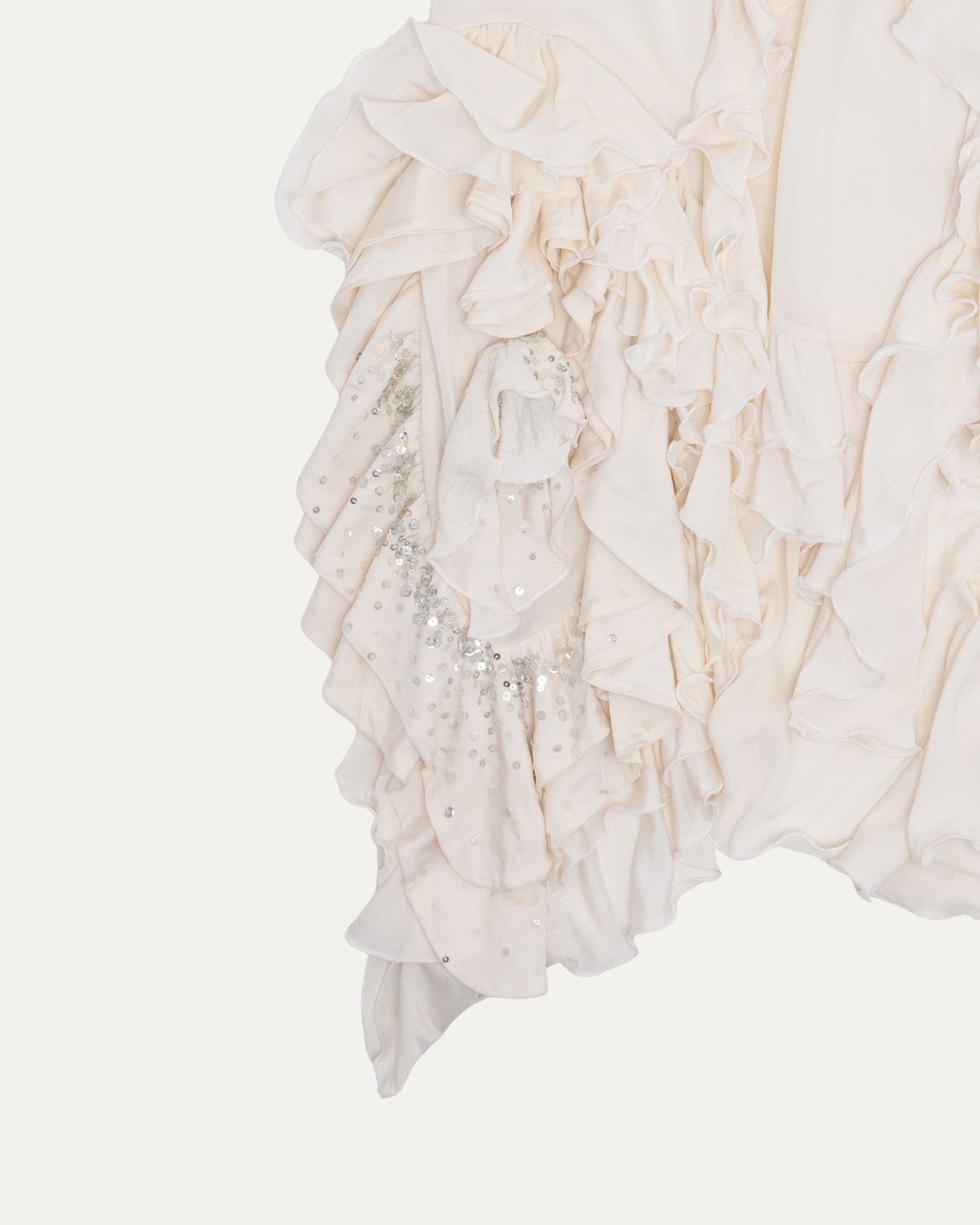 C. 2006 Ruffled Dress with Sequin Detail