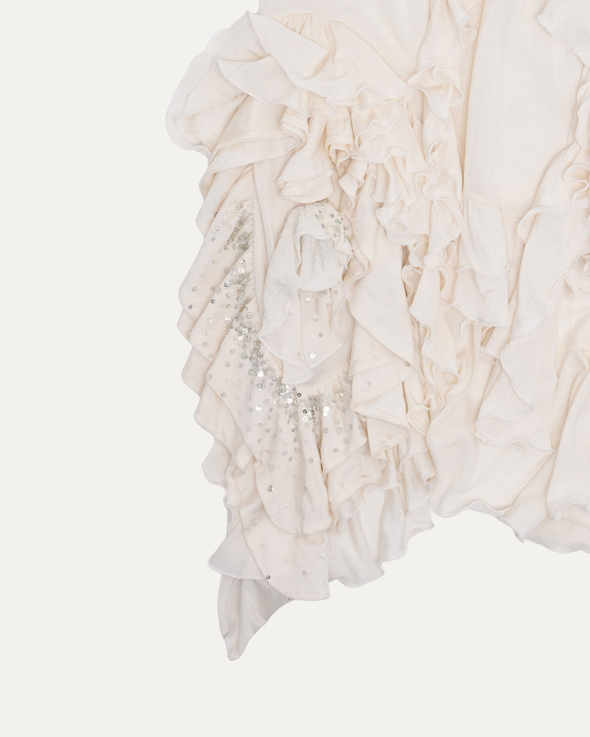 C. 2006 Ruffled Dress with Sequin Detail