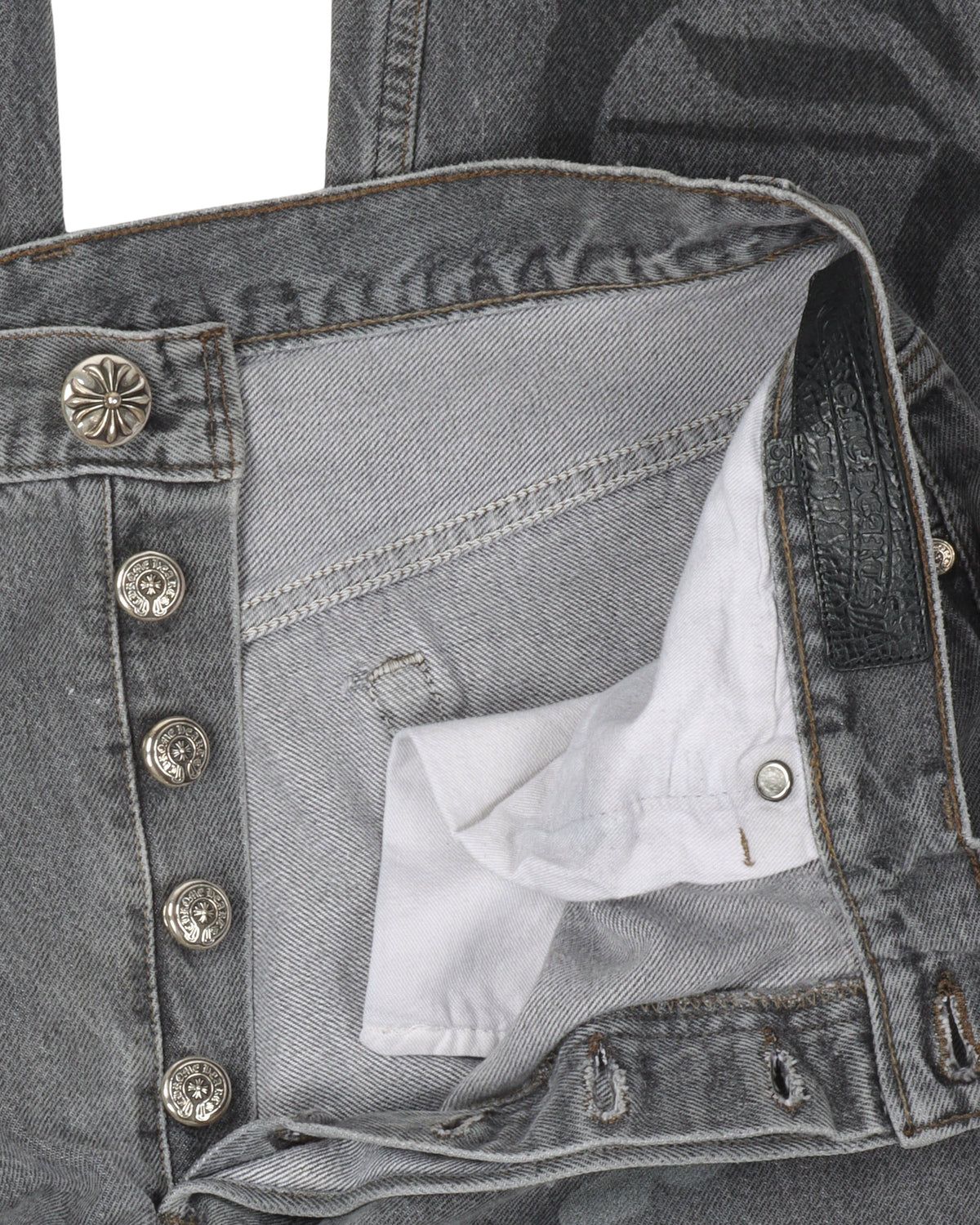 Online Exclusive Cross Patch Stencil Jeans