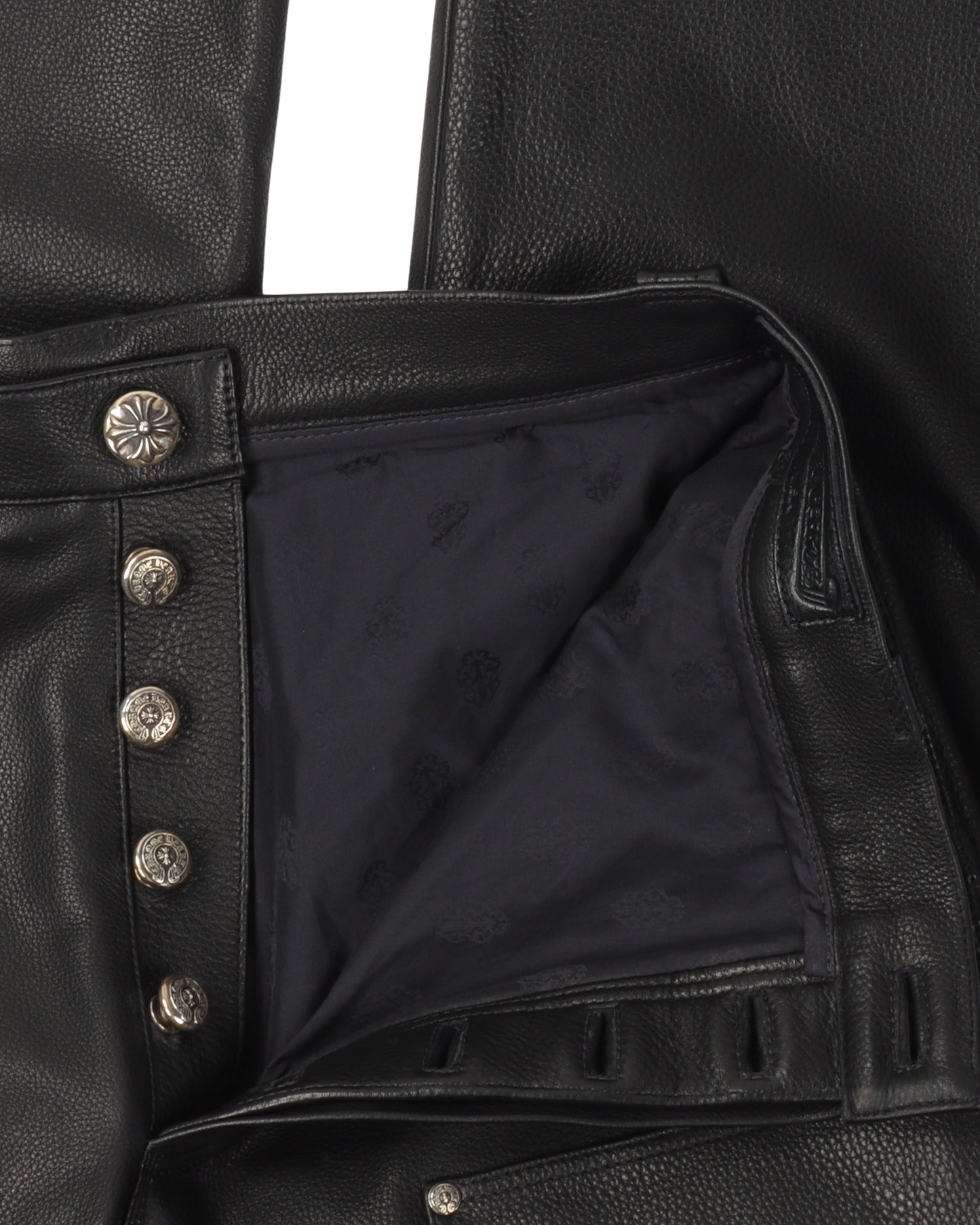 Leather Double Knee Carpenter Pants