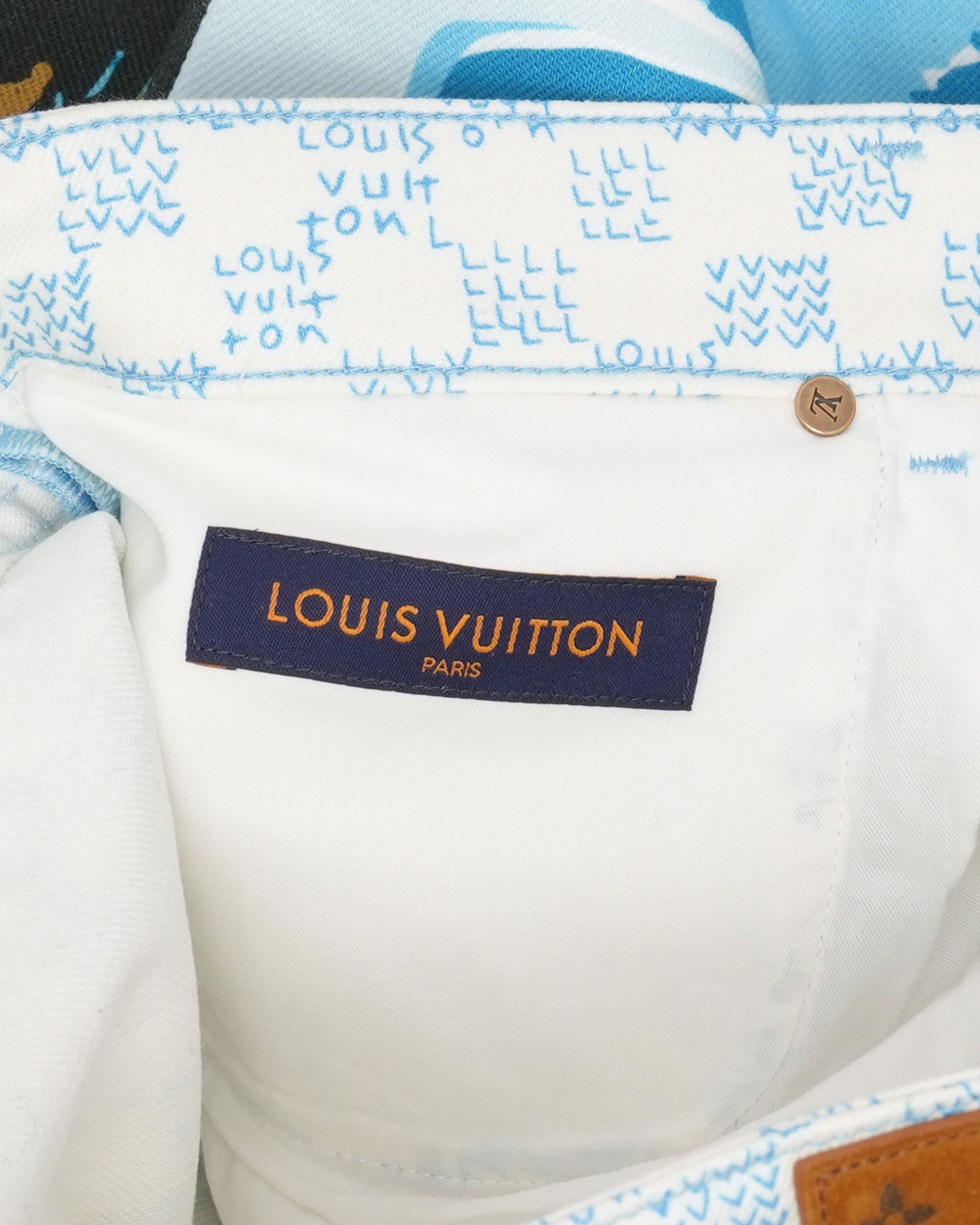 SS22 Virgil "Amen Break" Landscape Denim Pants