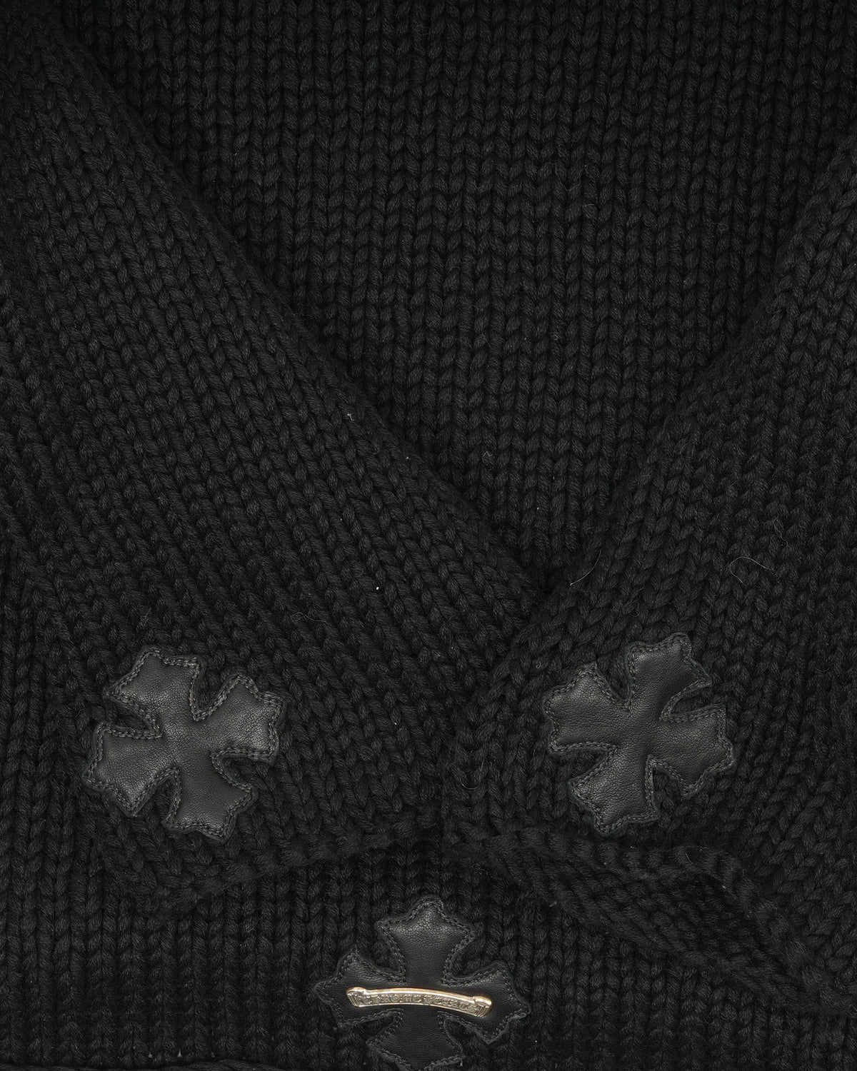 Cashmere Cross Patch Rollneck Sweater