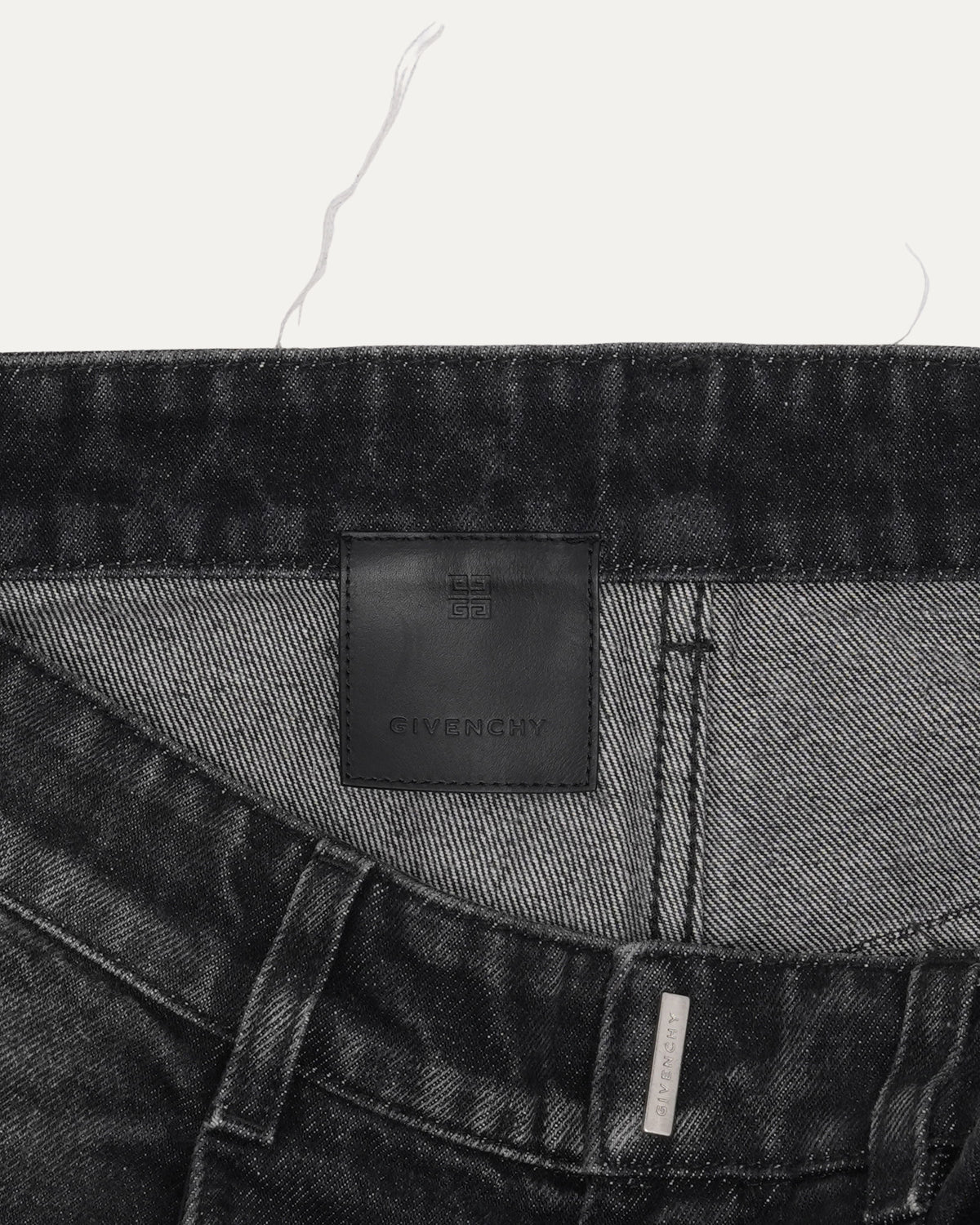 Raw Hem Baggy Jeans