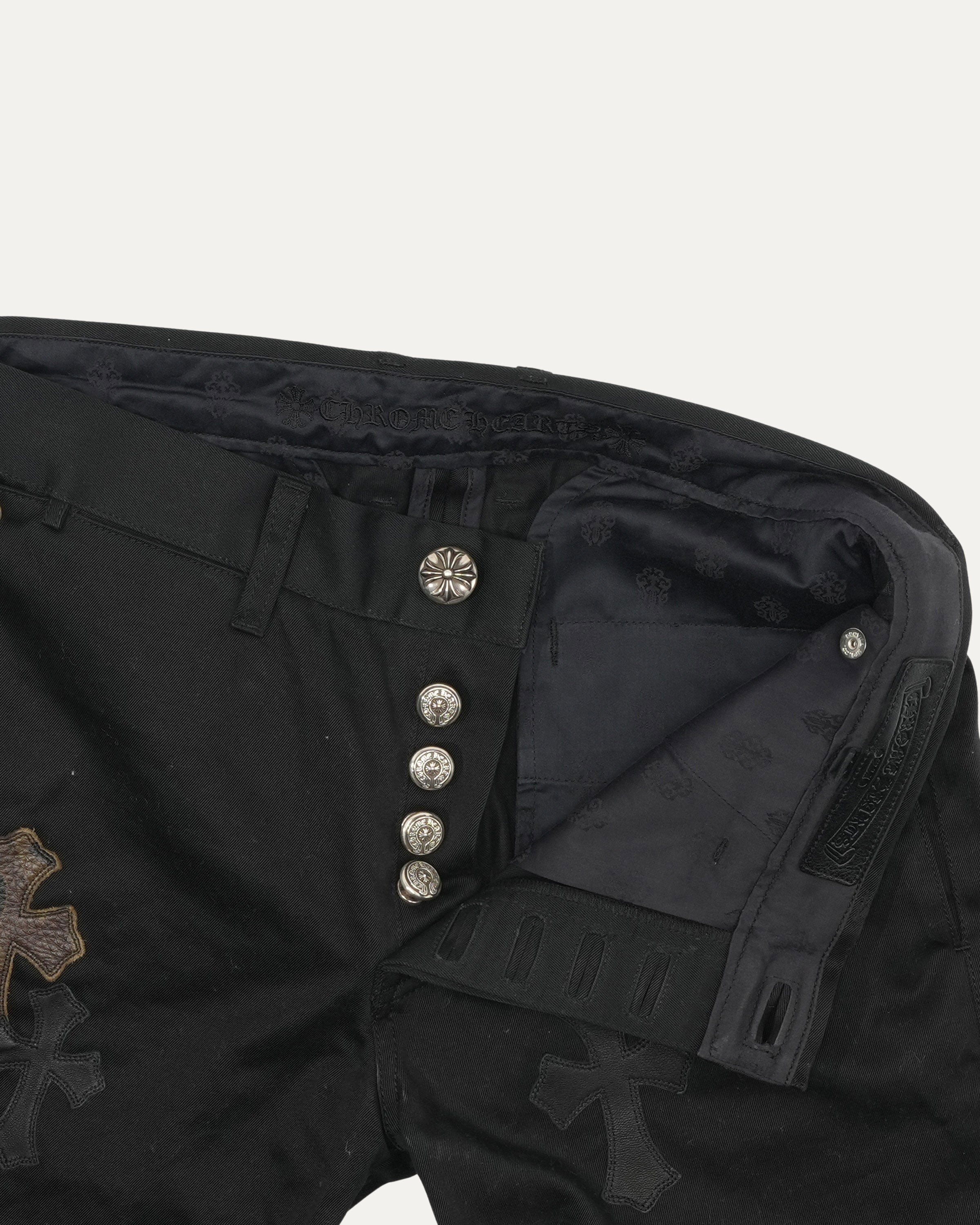 Cross Patch Chino Pants