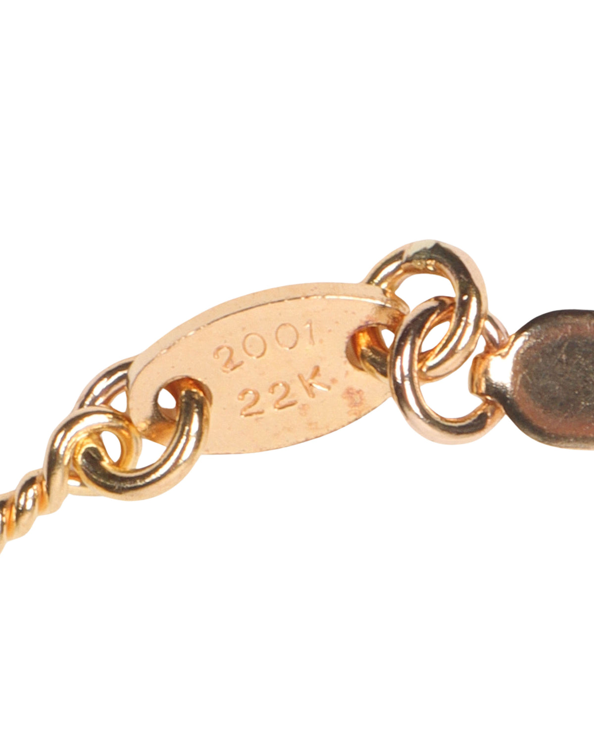 22k Gold Twist Chain