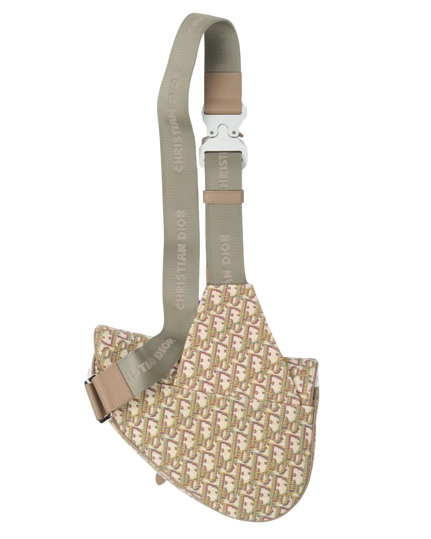 Oblique Jacquard Monogram Saddlebag