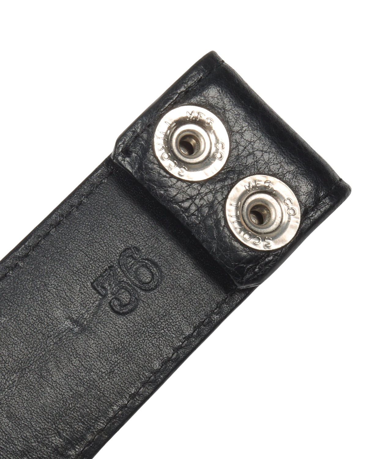 Studded Leather Punk Belt Strap (No Buckle)