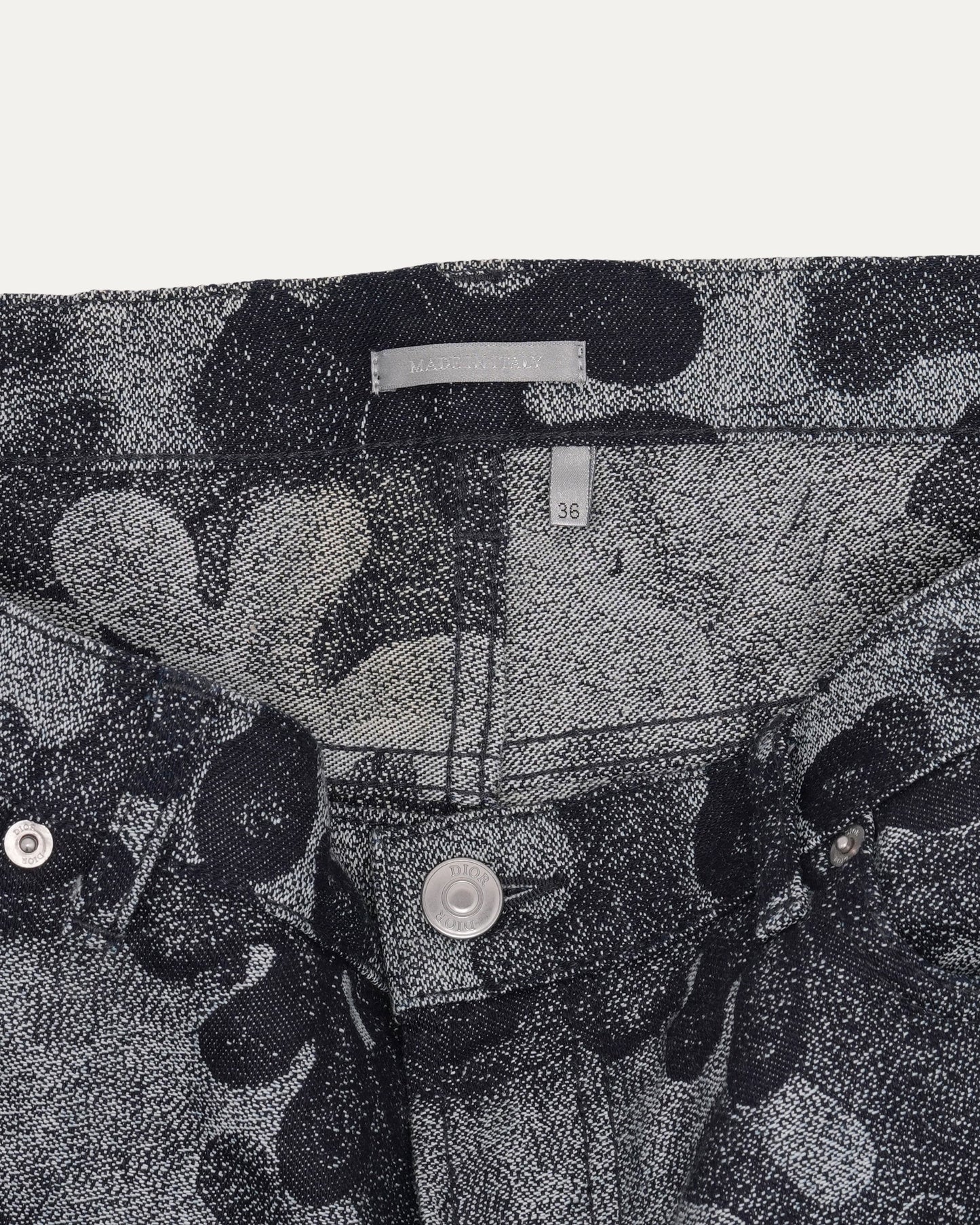 Peter Doig Camouflage Jacquard Jeans