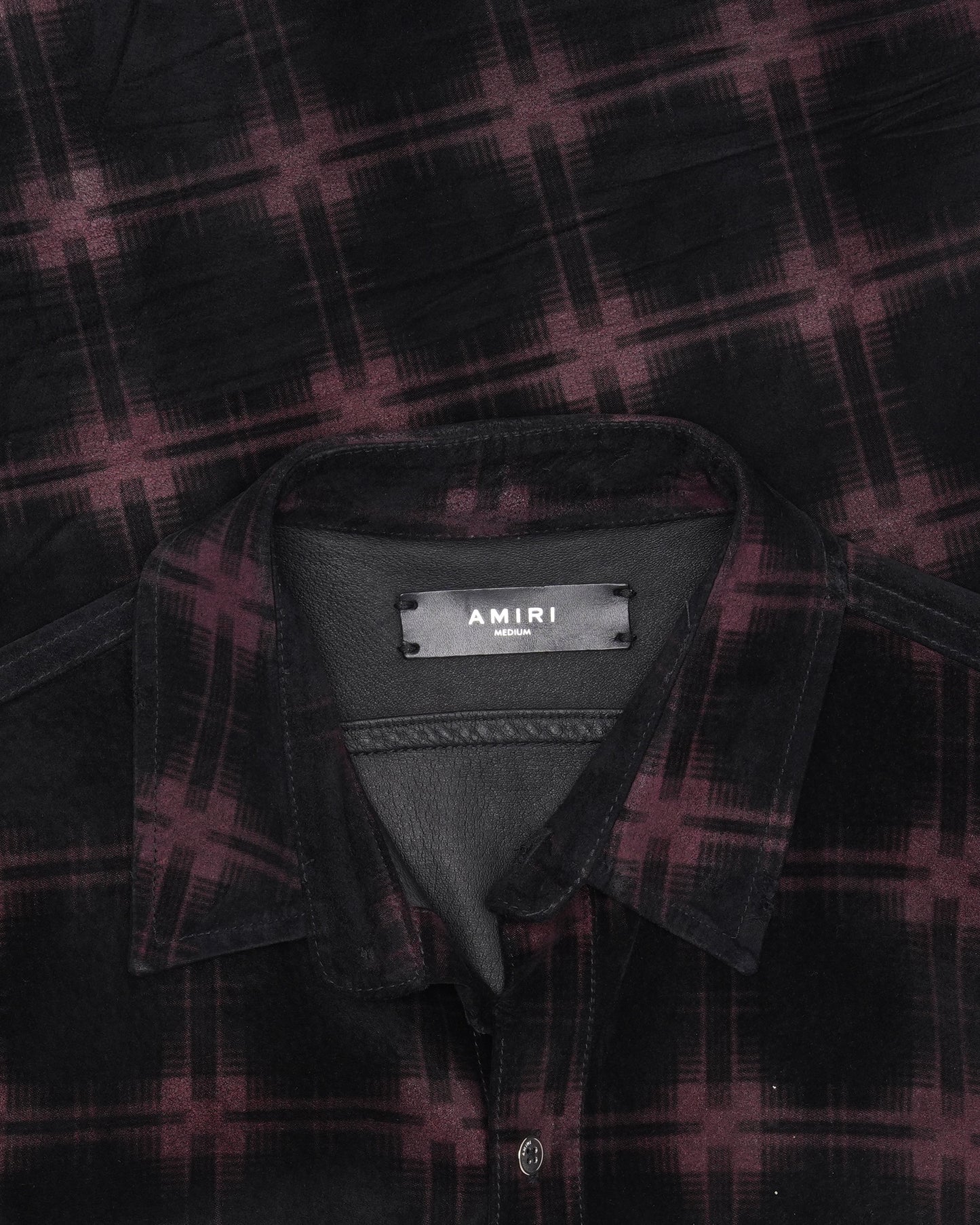 Plaid Suede Shirt