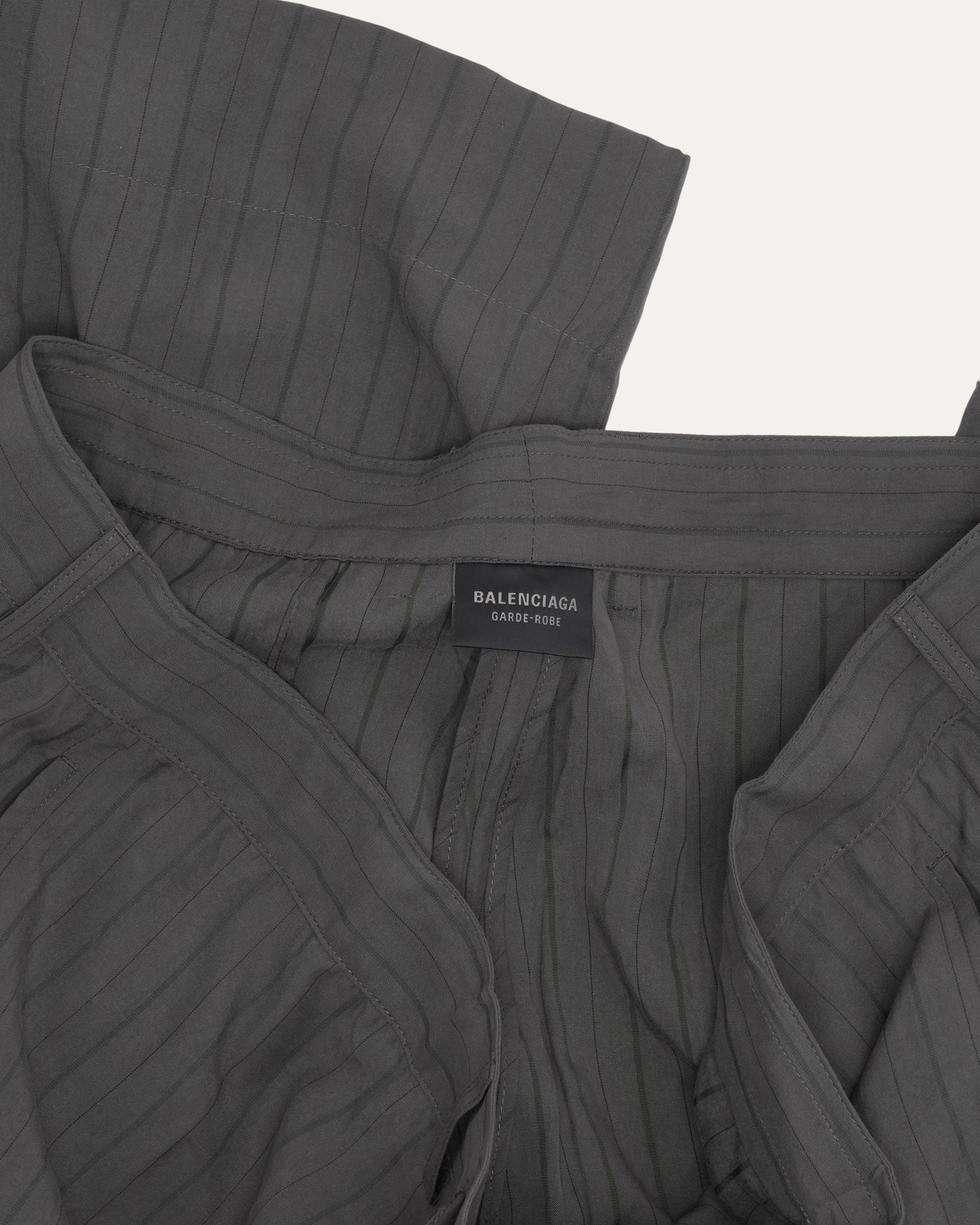 Striped Drawstring Trousers