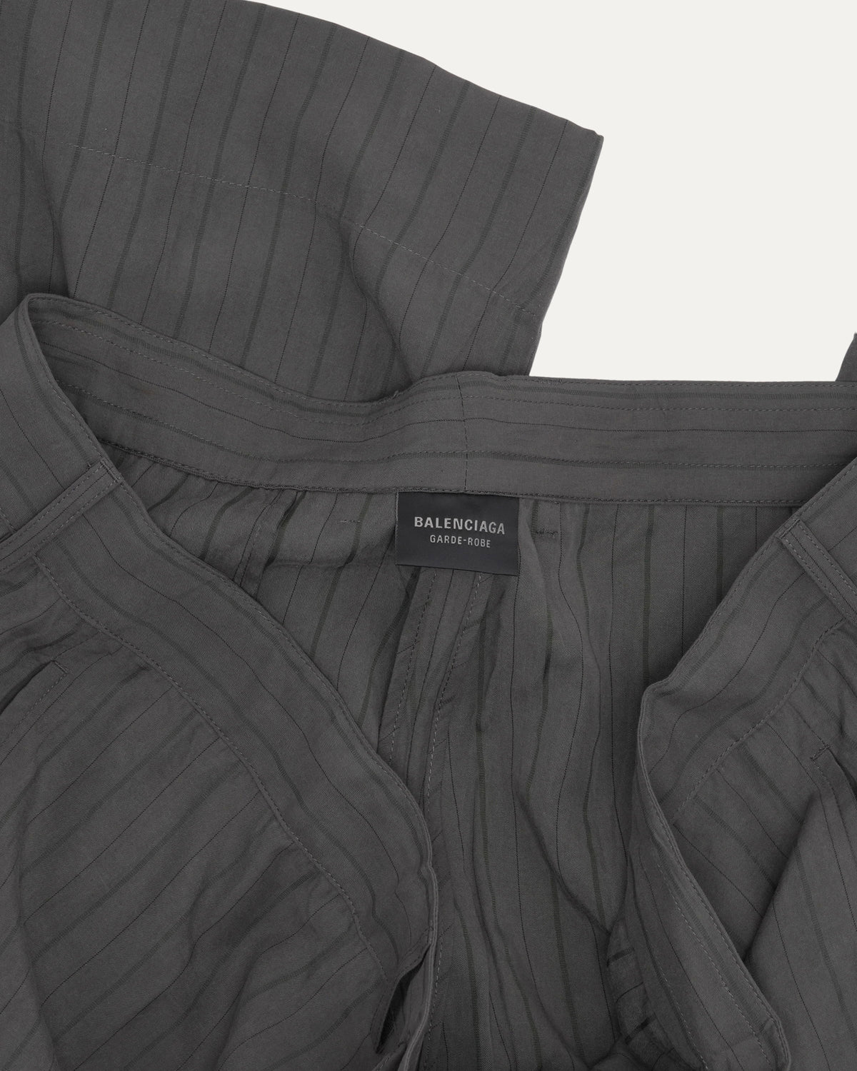 Striped Drawstring Trousers