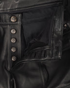 Leather 9 Pocket Cargo Pants