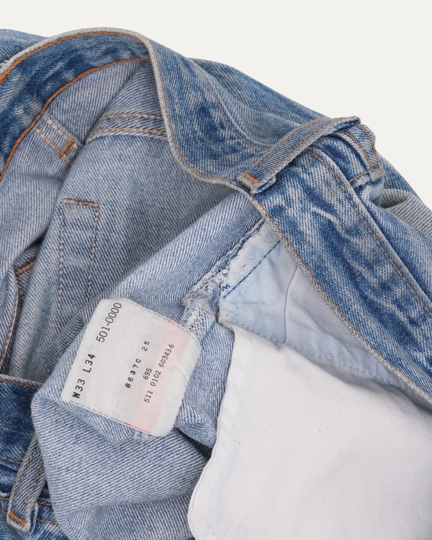 Released Hem Levi's 501 Jeans
