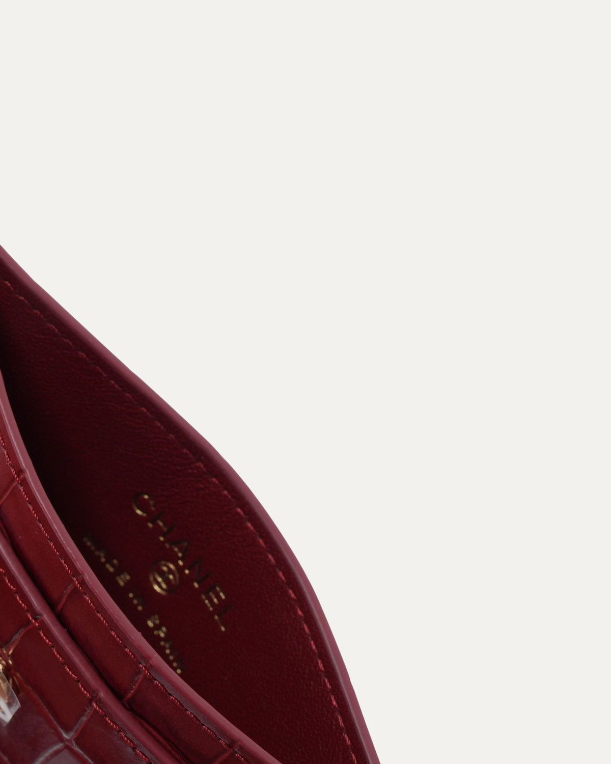 Crocodile Embossed Card Holder