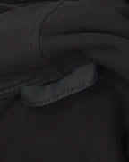 FW14 Suede Trim Zip Up Hoodie