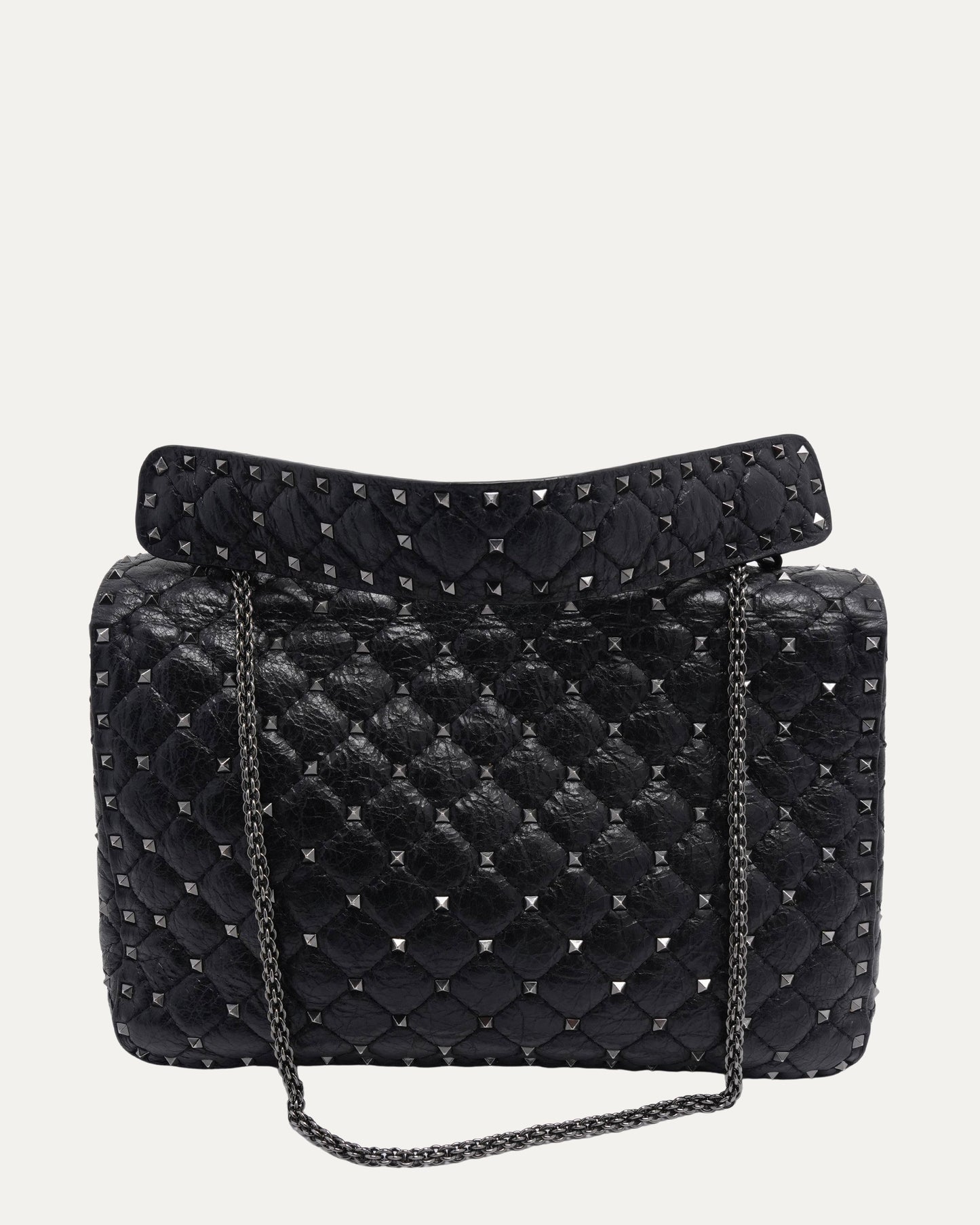 Quilted Rocketed Flap Bag