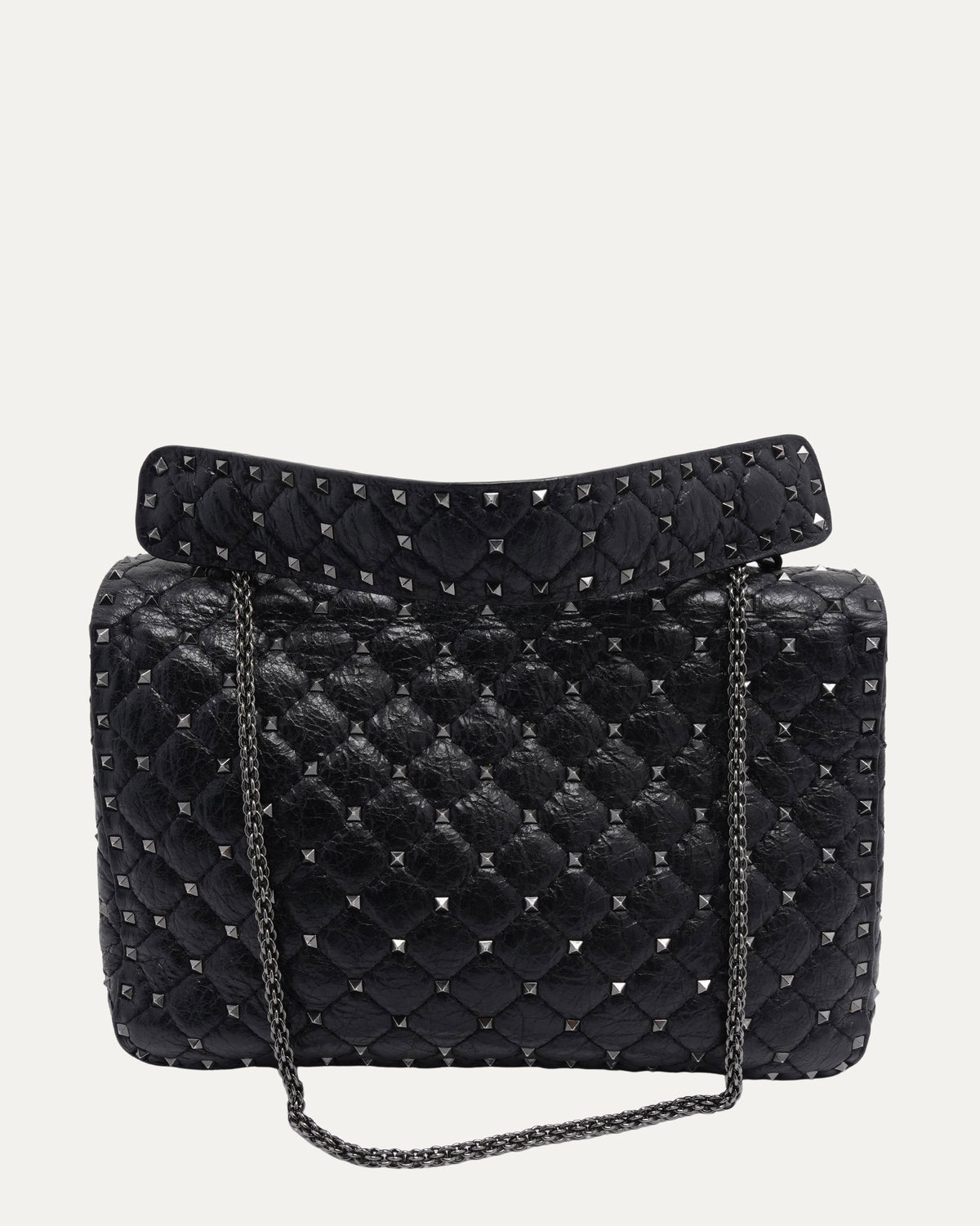Quilted Rocketed Flap Bag