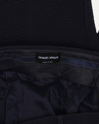 Navy Seersucker Trousers