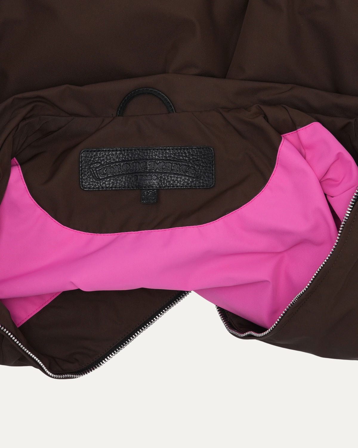 Cross Patch Cropped Nylon Work Jacket