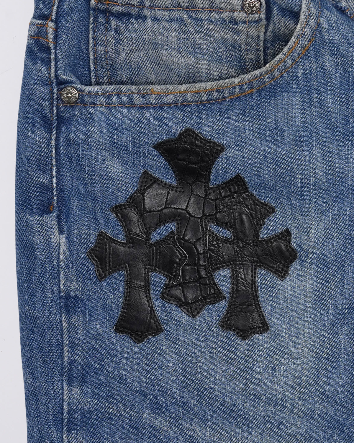 Levi's 517 Alligator Cross Patch Jeans