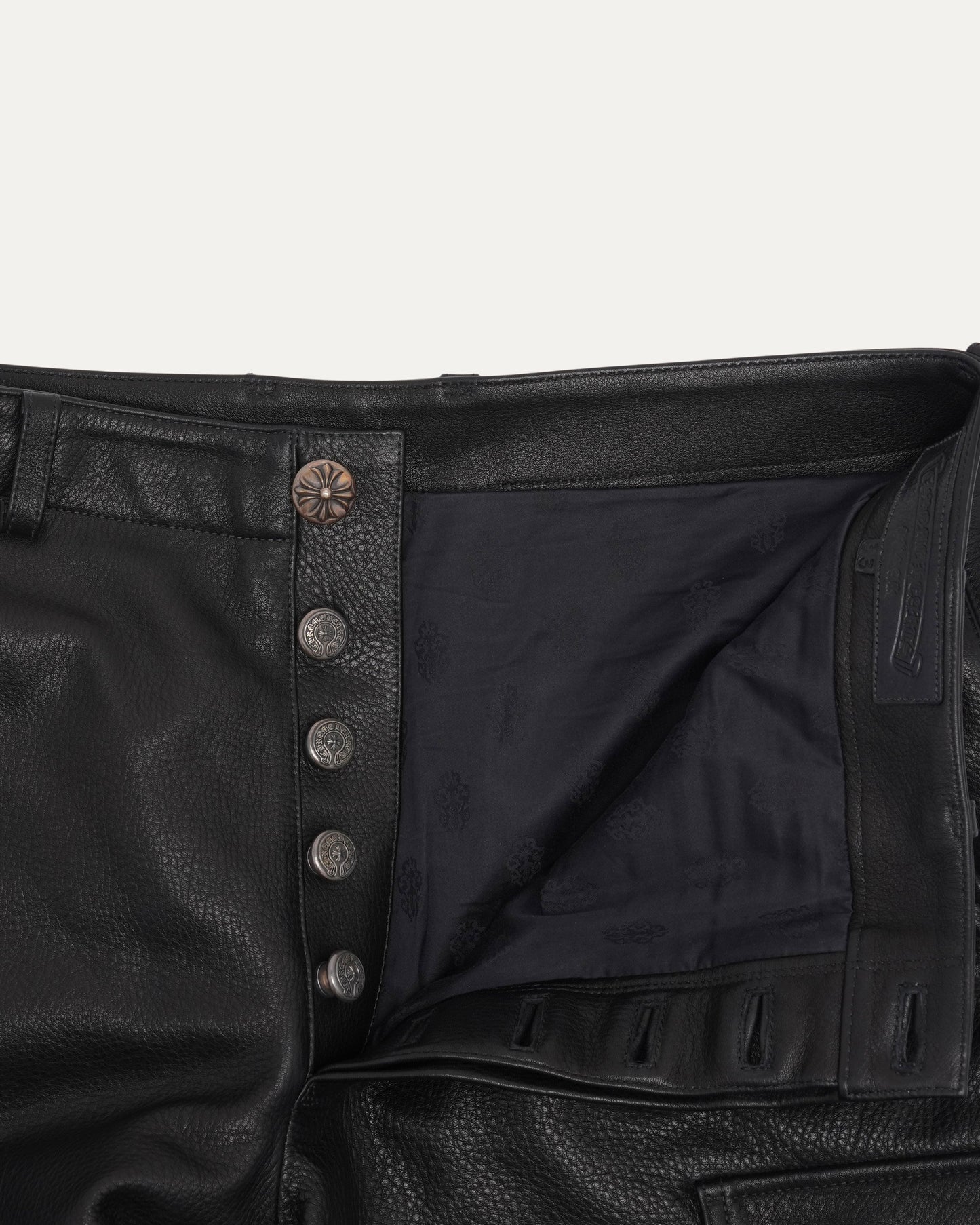 Leather Cargo Pants