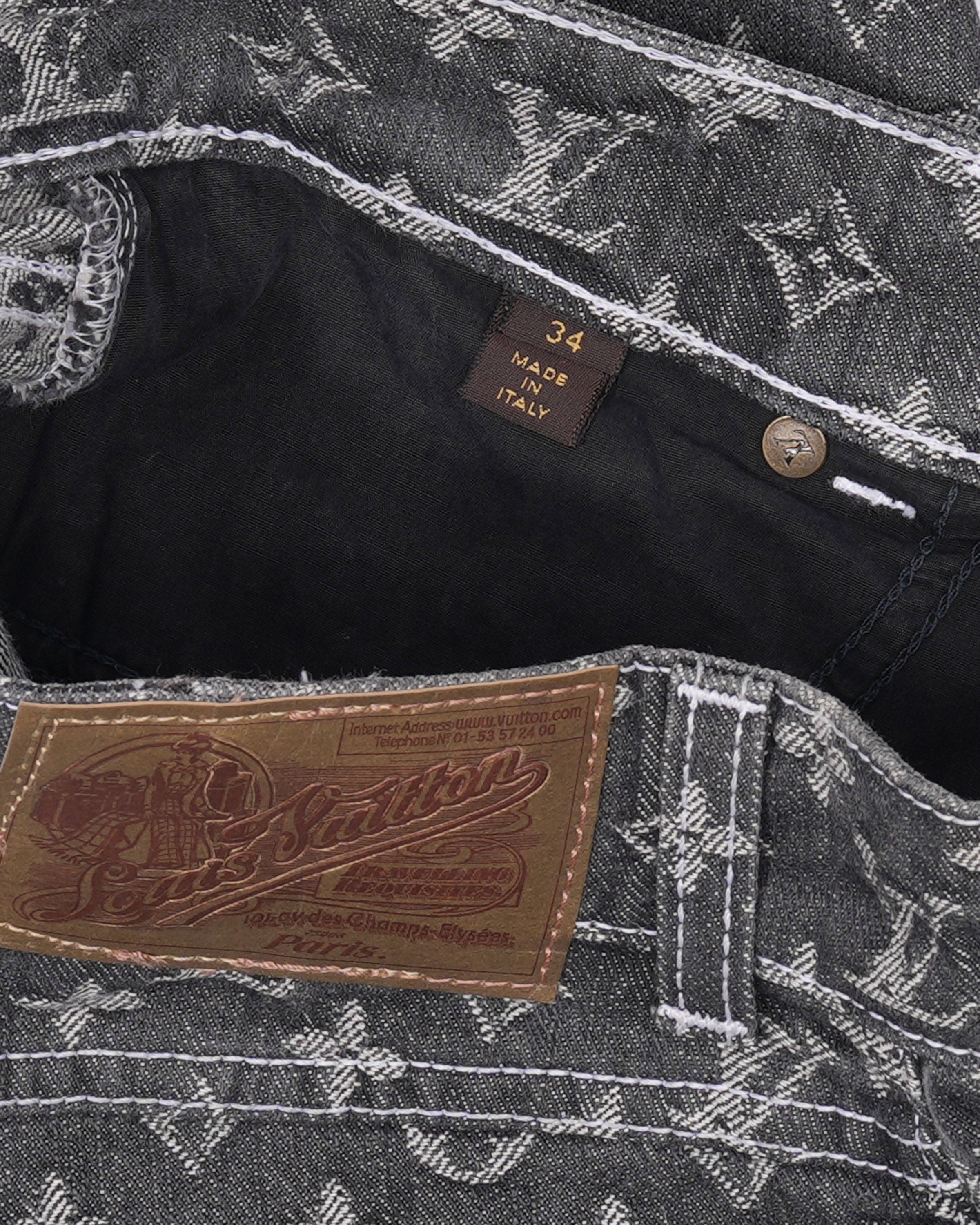 Jacquard Monogram Jeans