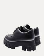 Monolith Brushed Leather Lace Up Shoes