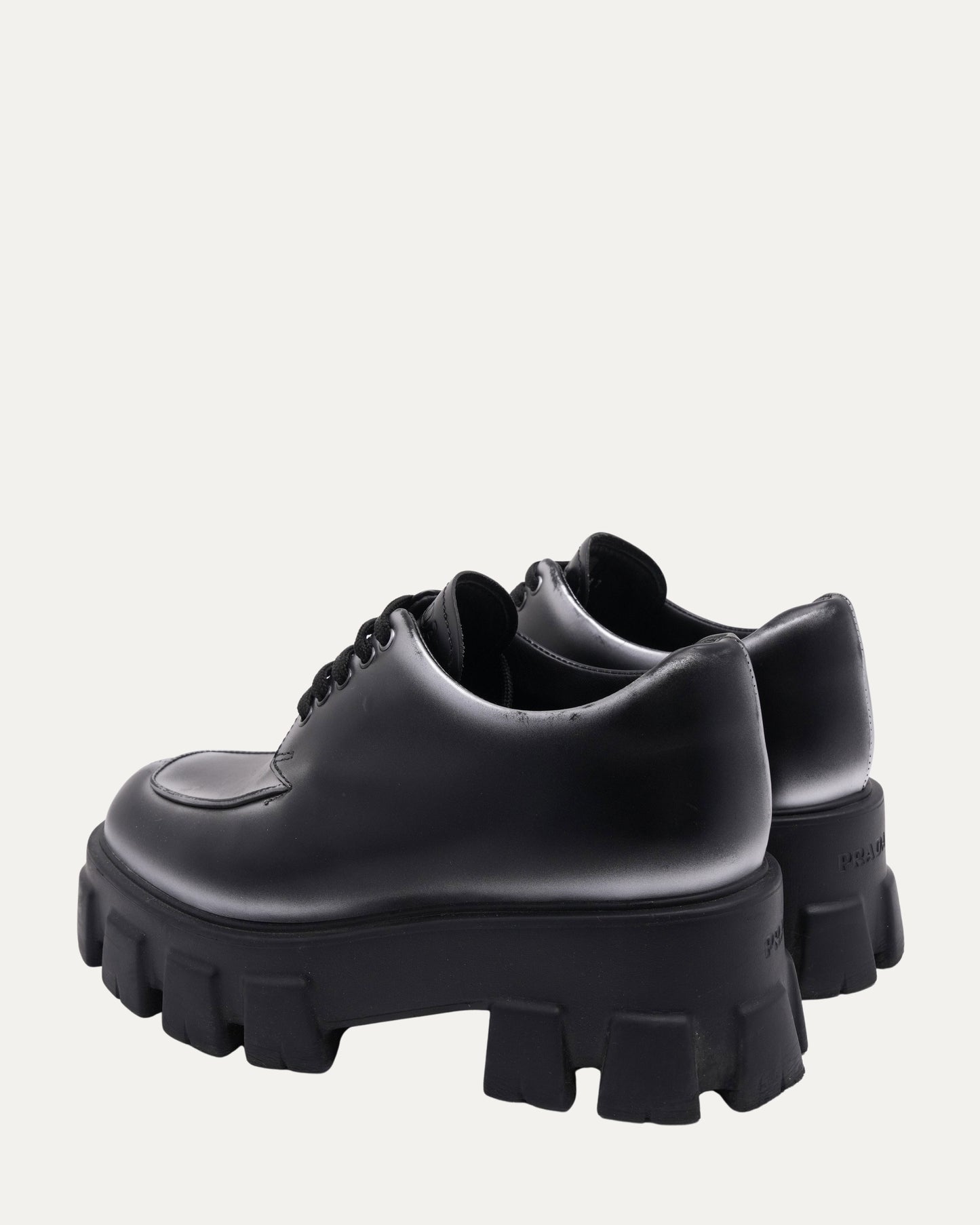 Monolith Brushed Leather Lace Up Shoes