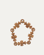 Gold and Diamond Tiny E Ring