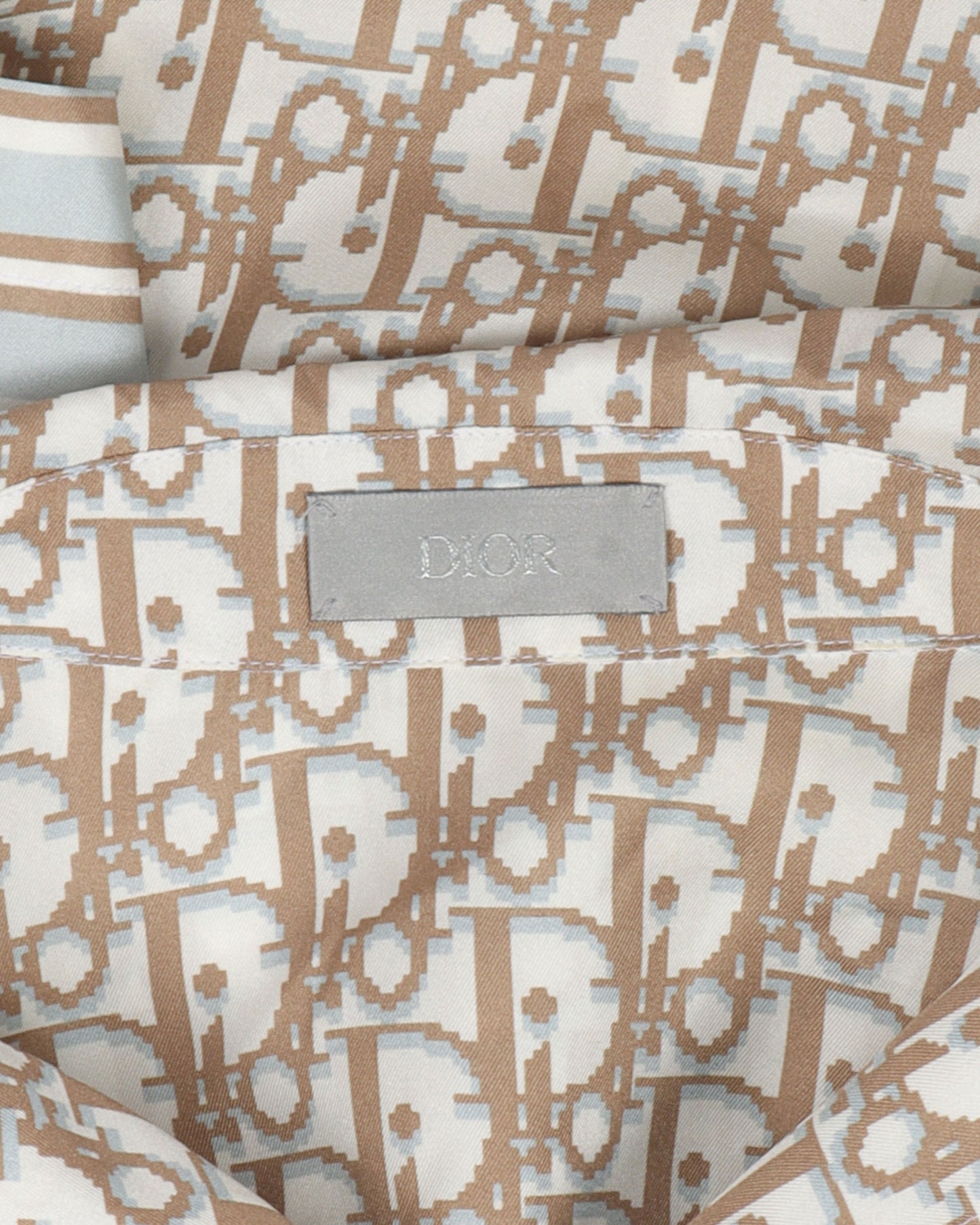 Oblique Monogram Short Sleeve Shirt