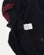 Floral Cross Long Sleeve Pocket T-Shirt