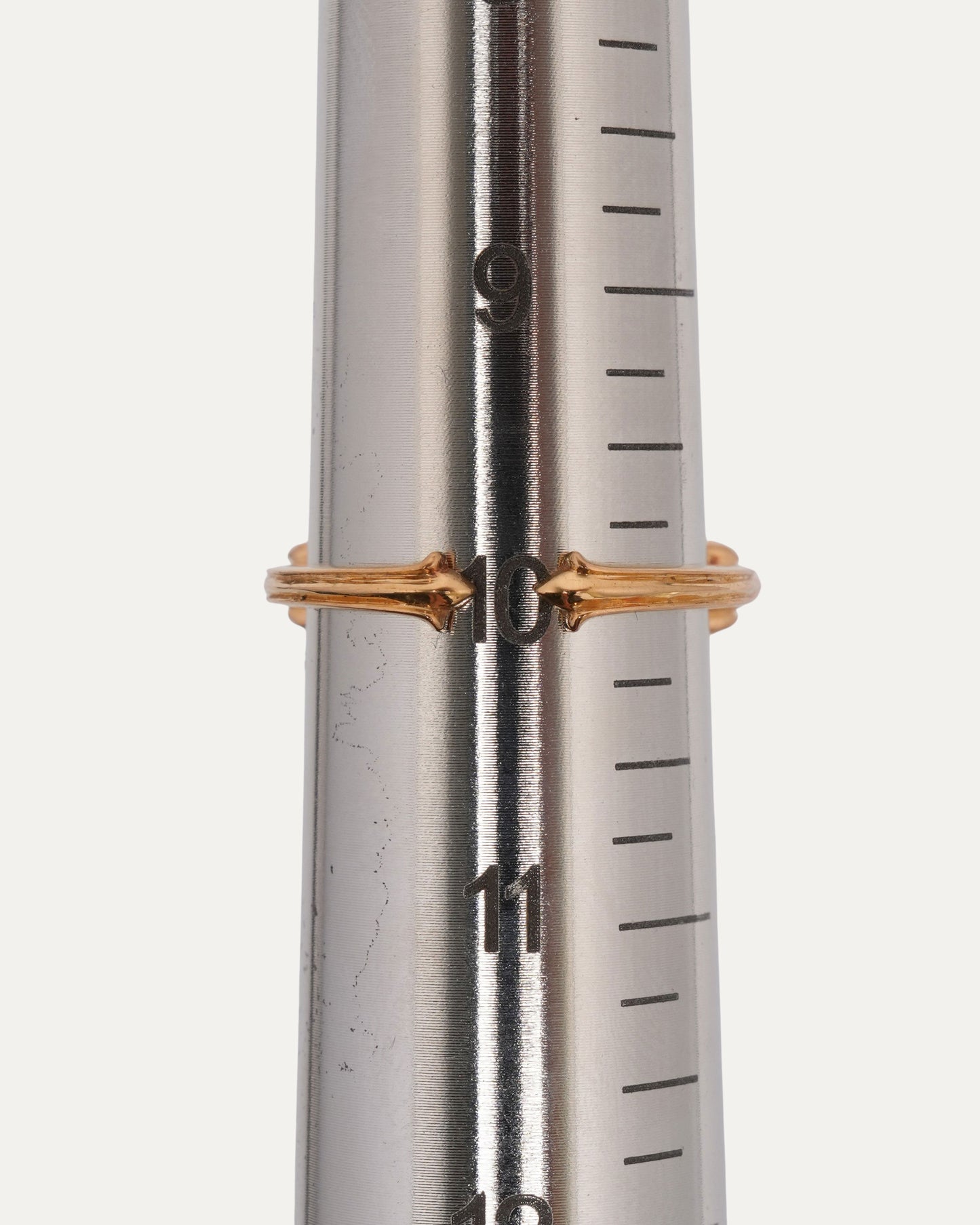 Gold Mini Double Floral Ring