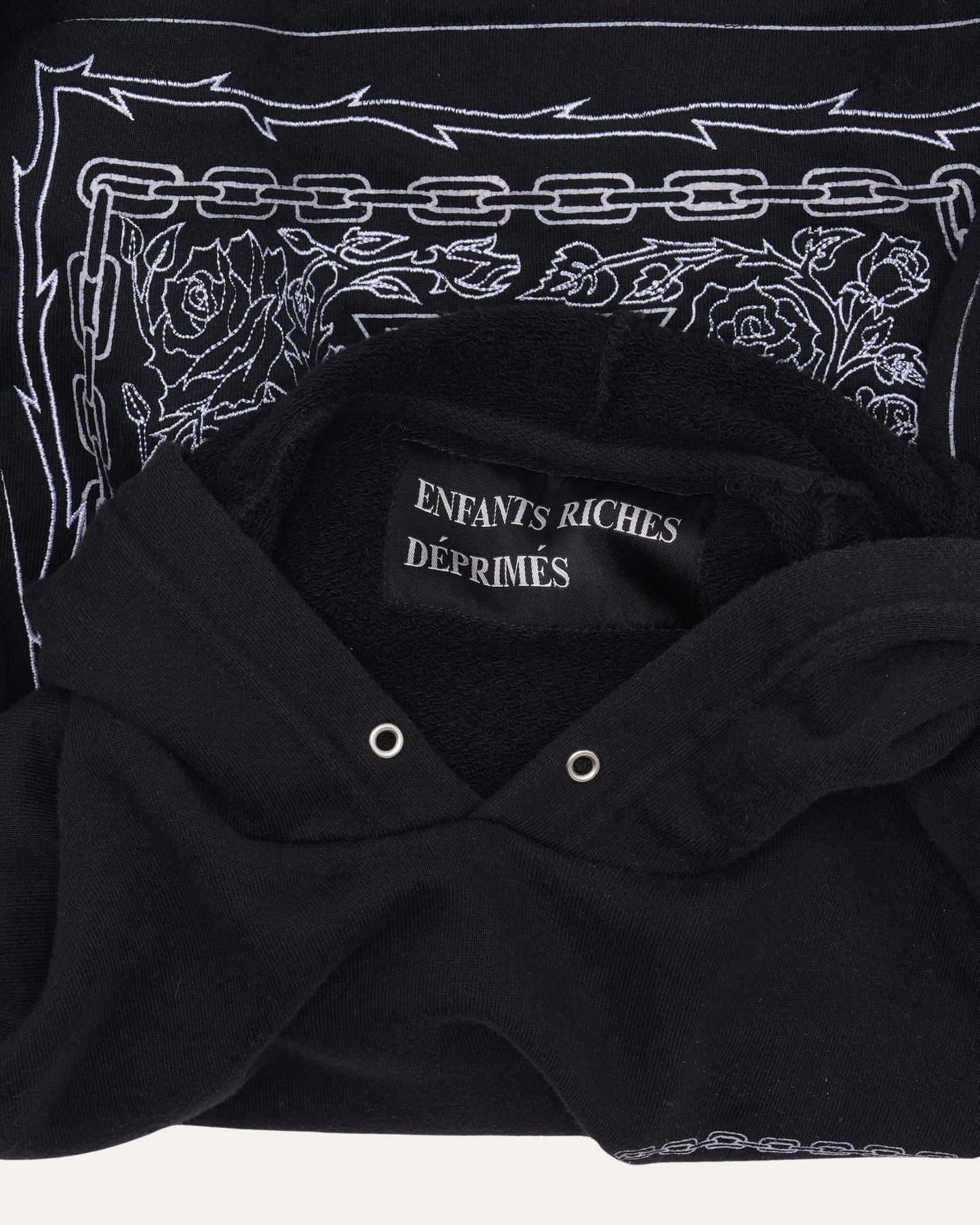 Croix Avec des Roses Hoodie