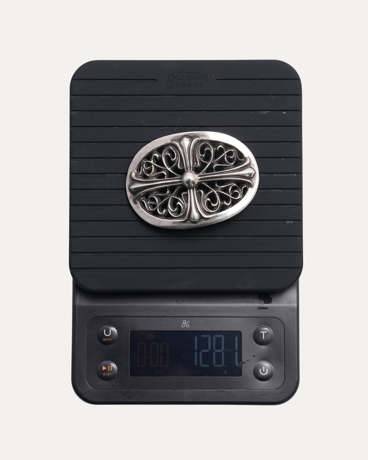 Oval Cross Belt Buckle