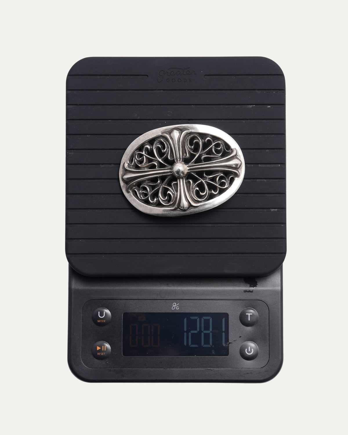 Oval Cross Belt Buckle