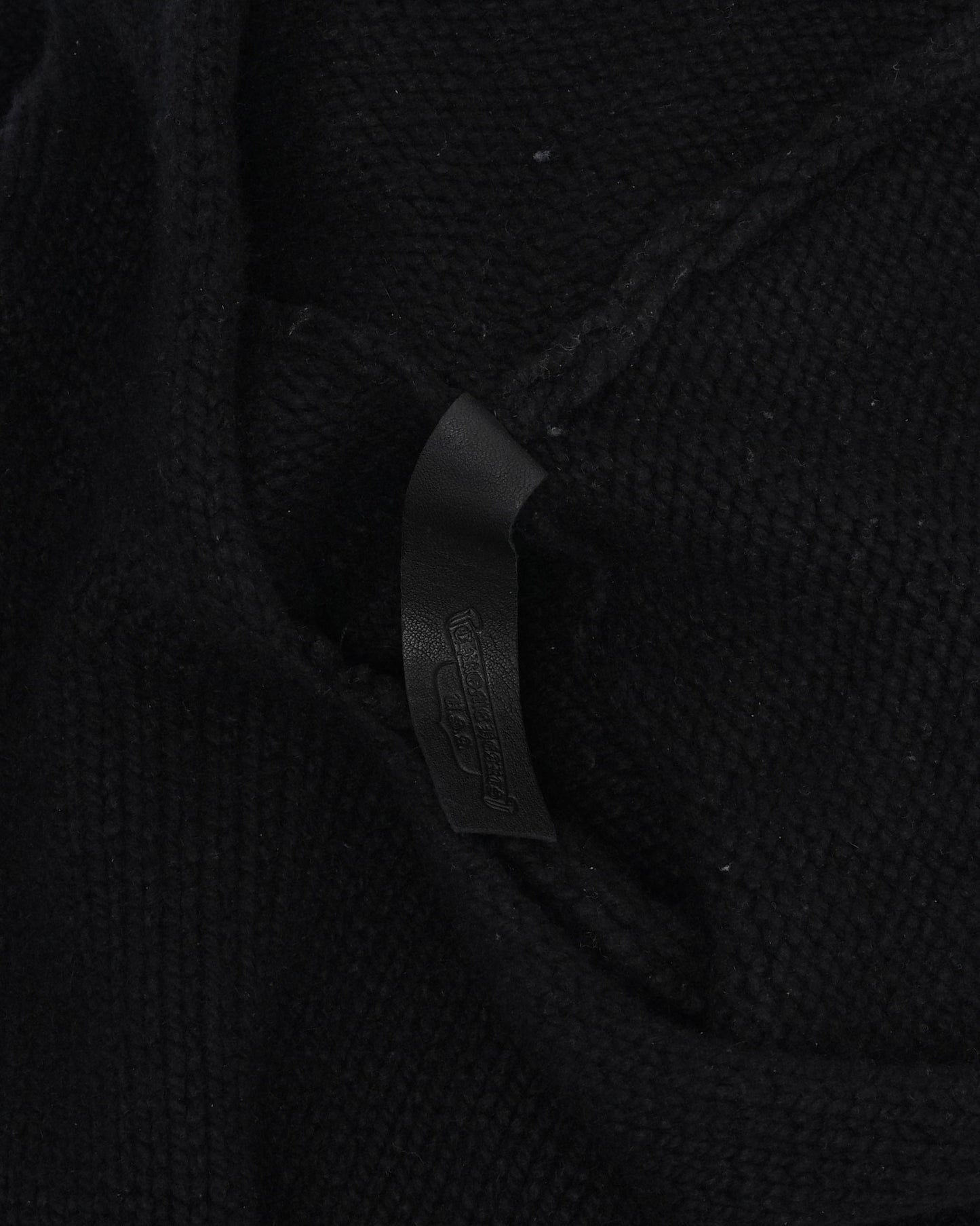 Cross Patch Hooded Sweater