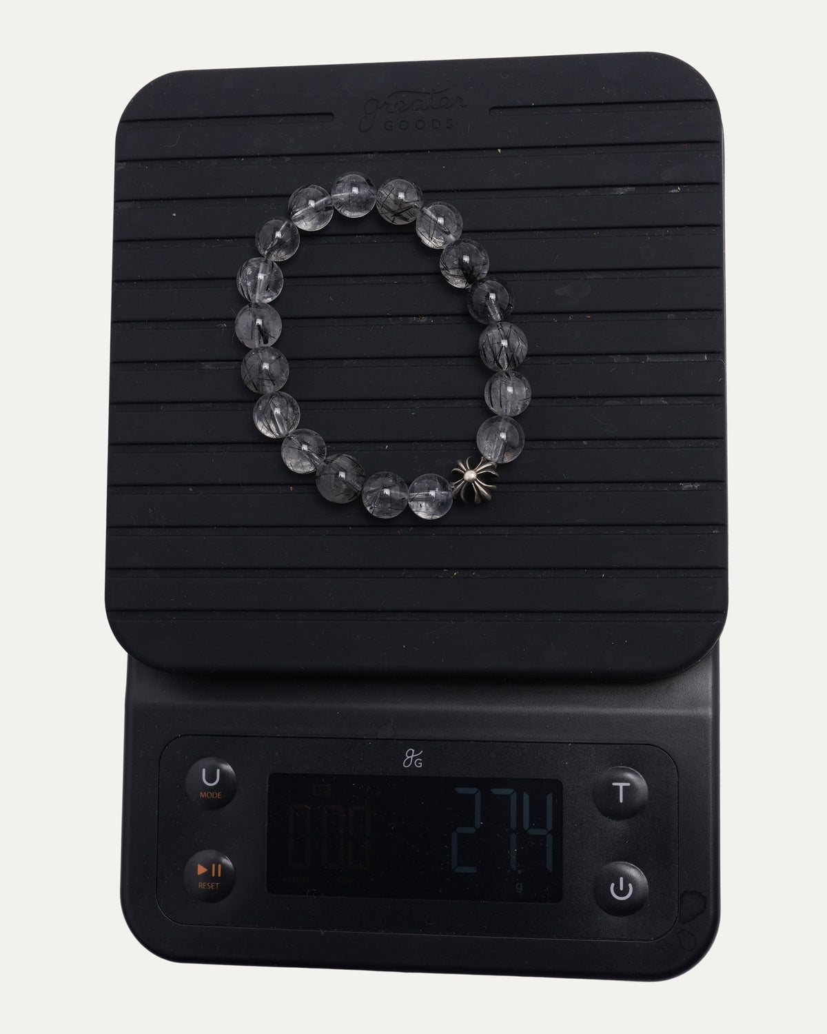8mm Plus Cross Bead Bracelet