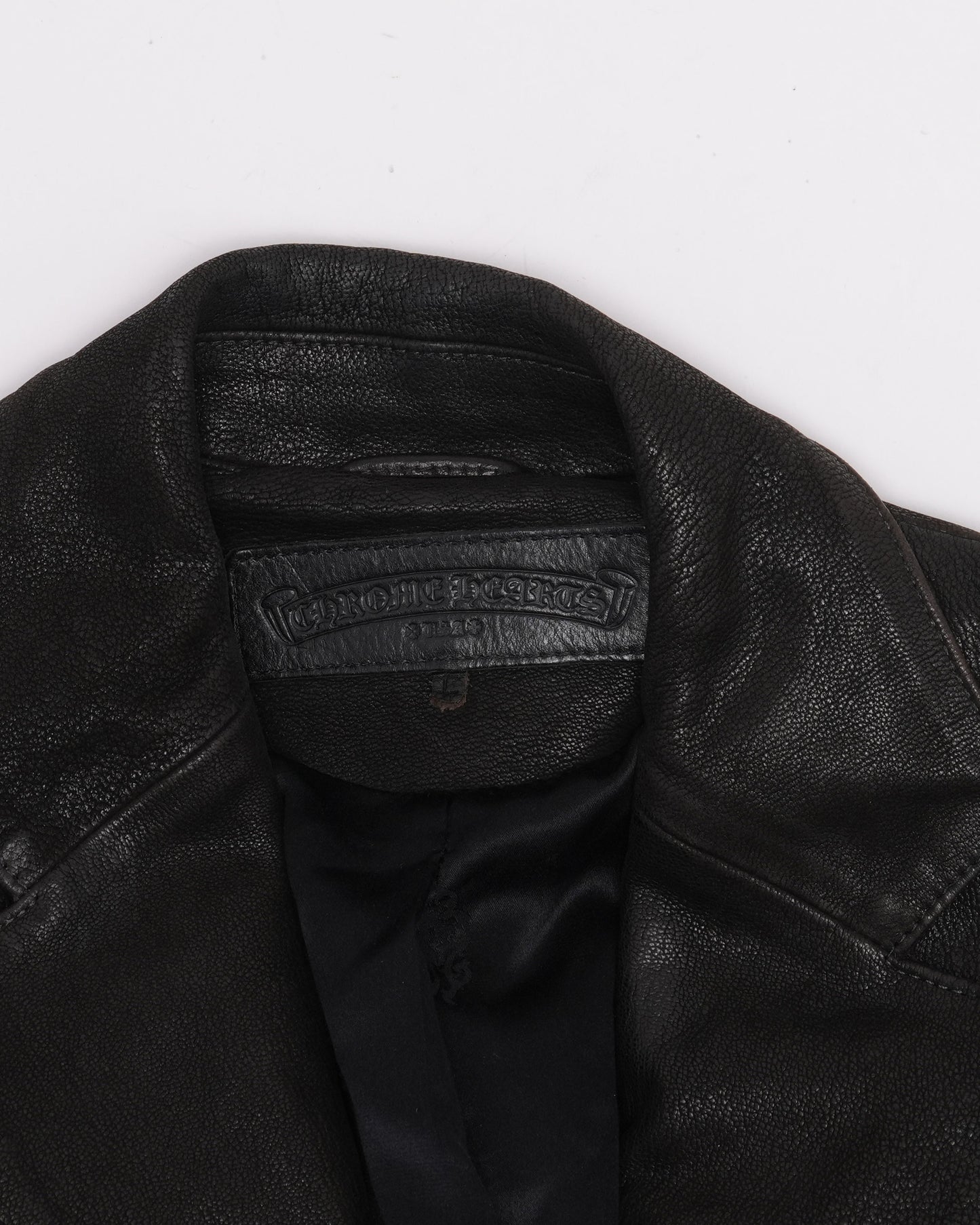 Blistered Leather Blazer