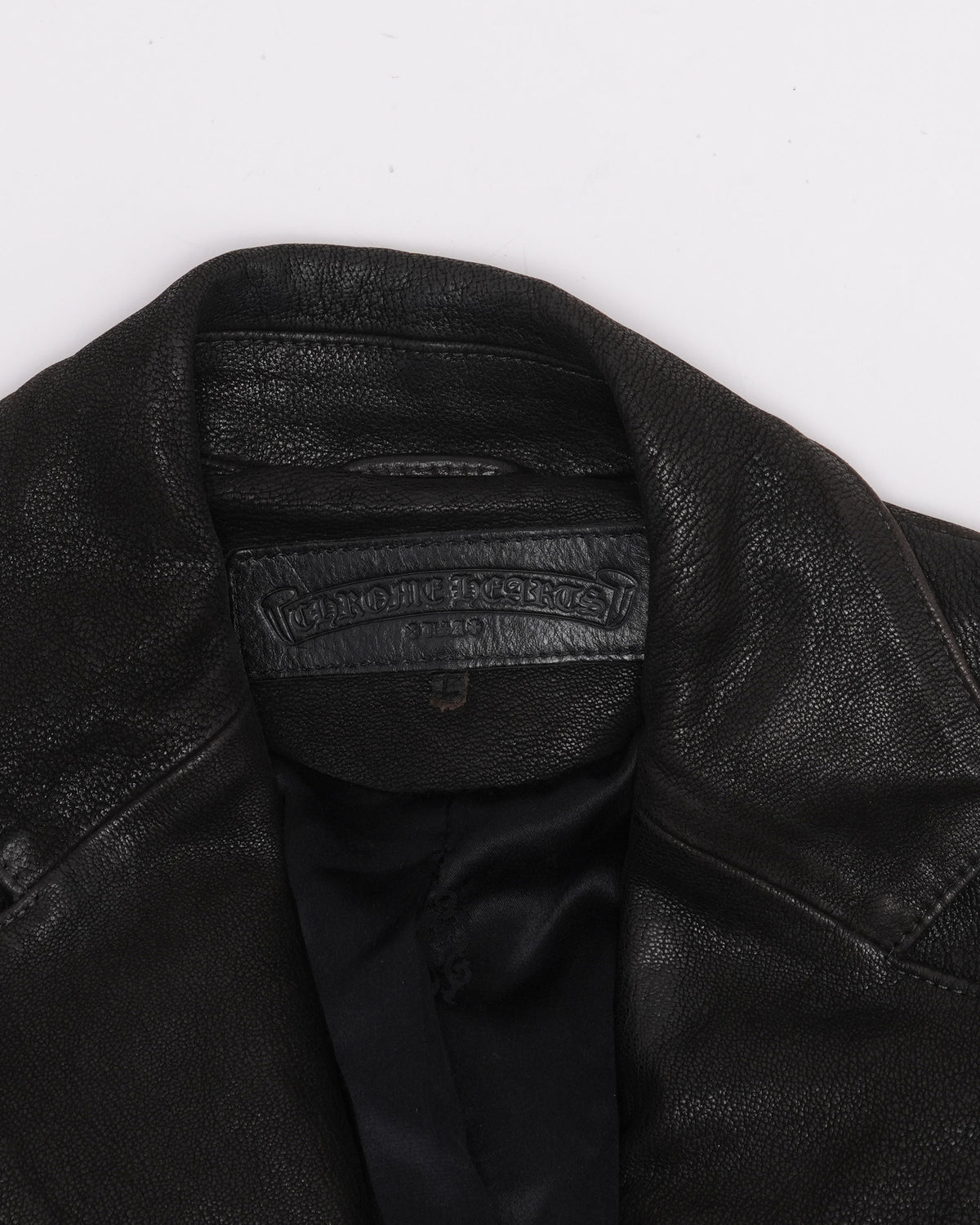 Blistered Leather Blazer