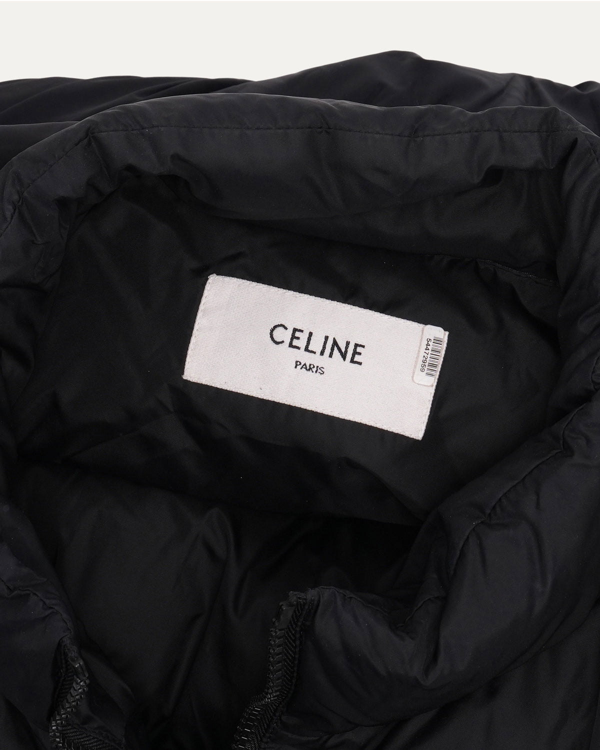 Nylon Logo Down Puffer Jacket