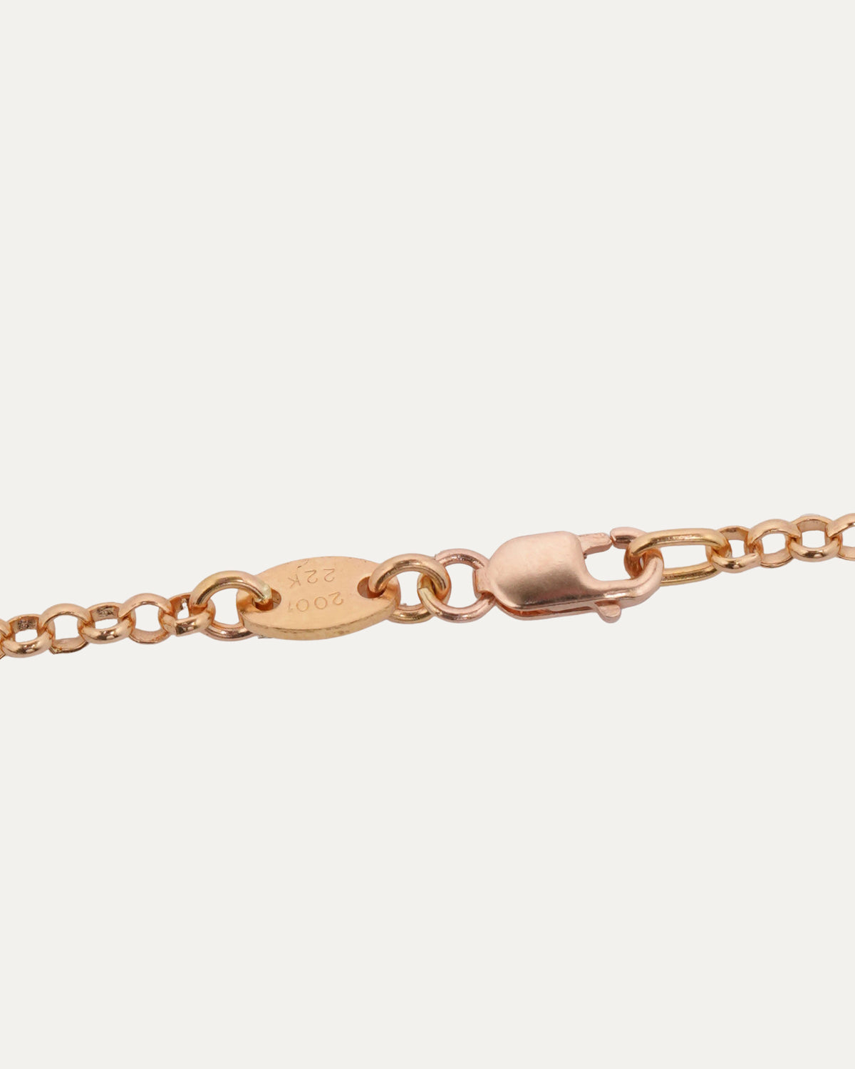 Gold Roll Chain Necklace