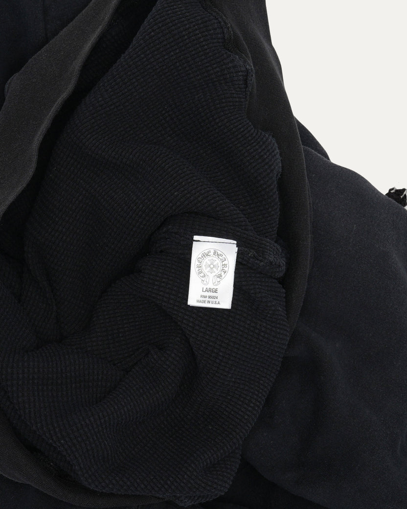 Tonal Cross Thermal Lined Hoodie