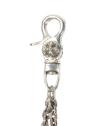 Silver Dice Keychain Clip