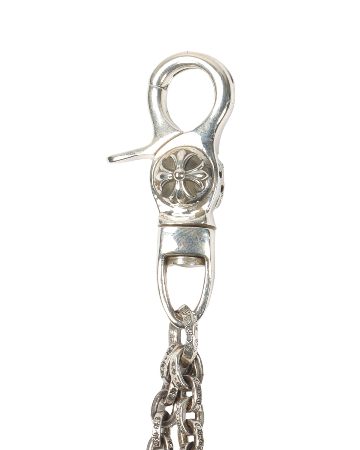Silver Dice Keychain Clip