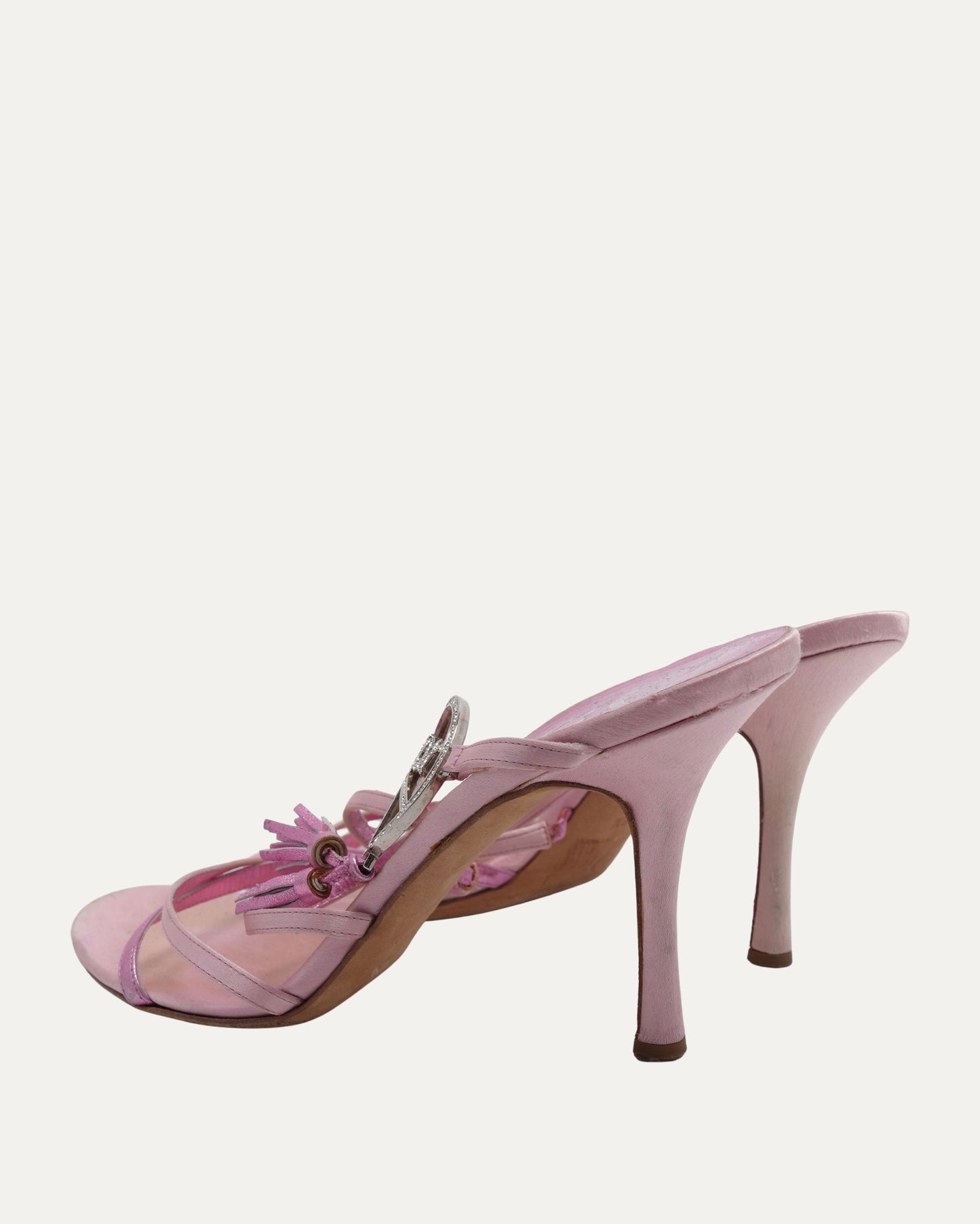 SS 2005 Pink Peace Sign Heels