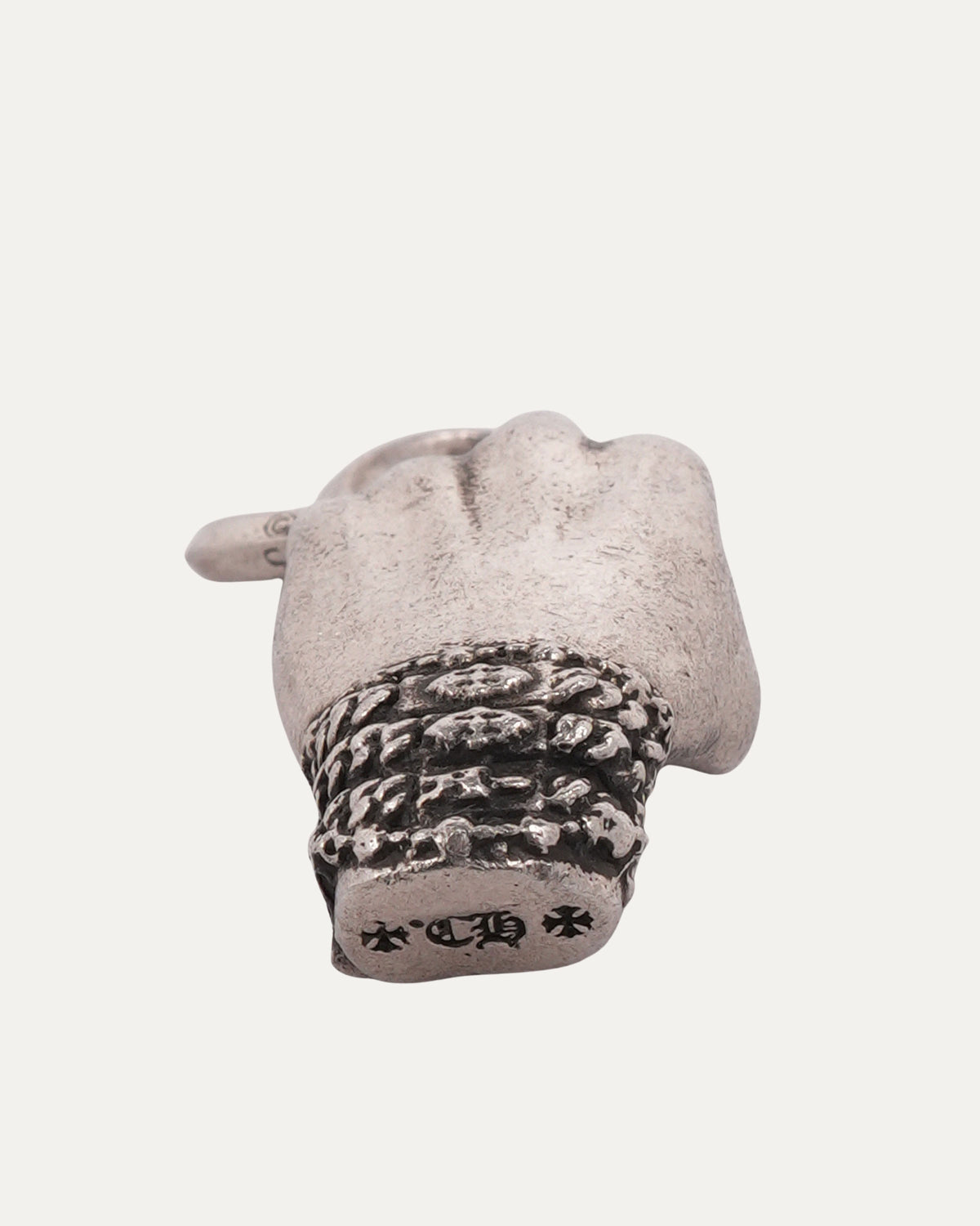 Middle Finger Pendant with B Rings