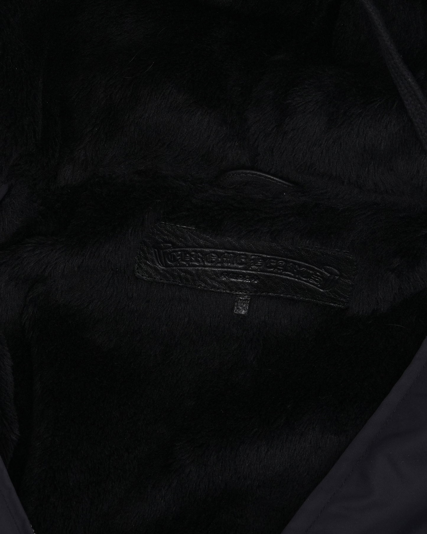 Nylon Leather Parka